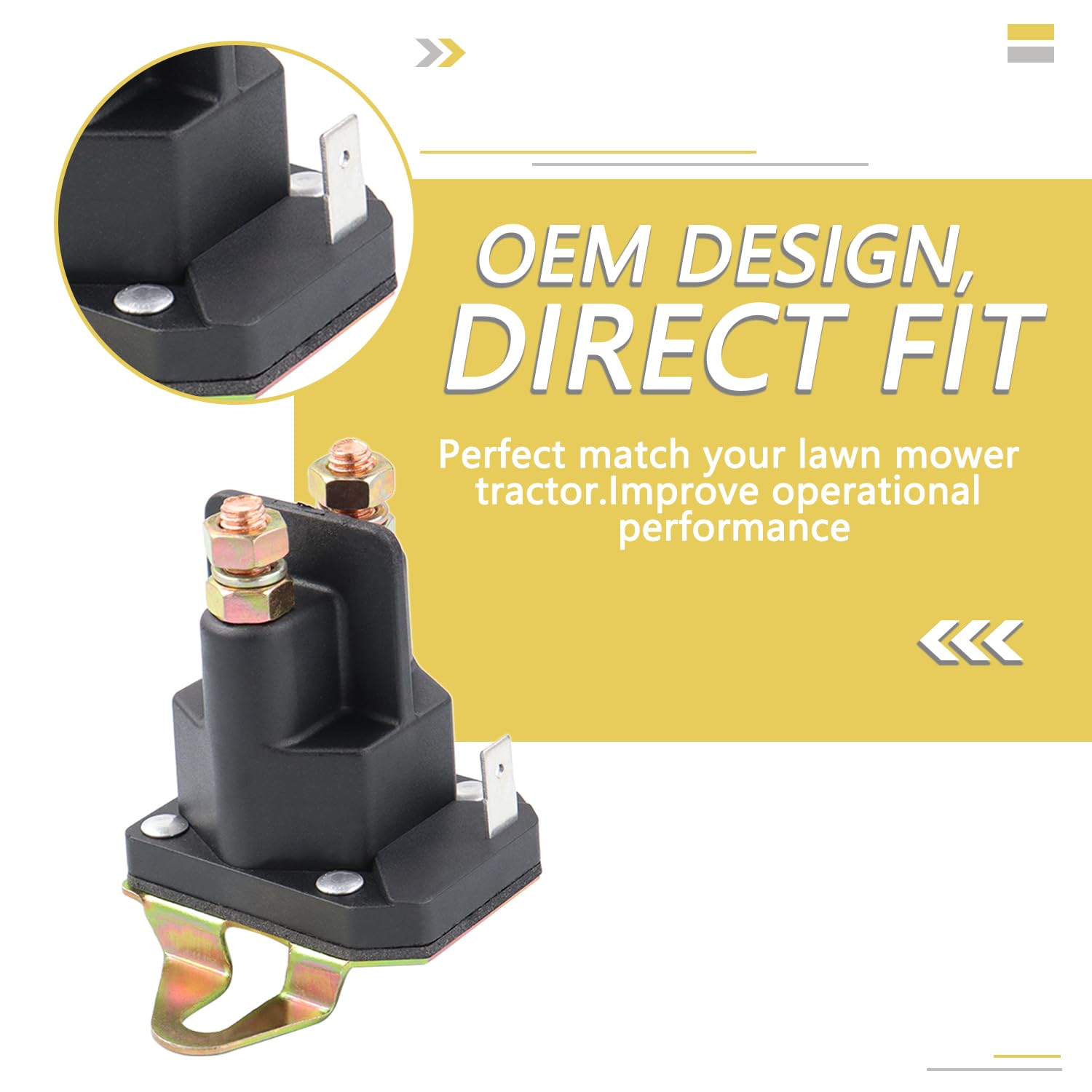 HNeekyr starter solenoid installation image for quick replacement