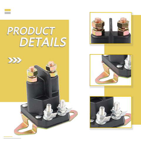 HNeekyr starter solenoid relay; TimeCutter compatibility.