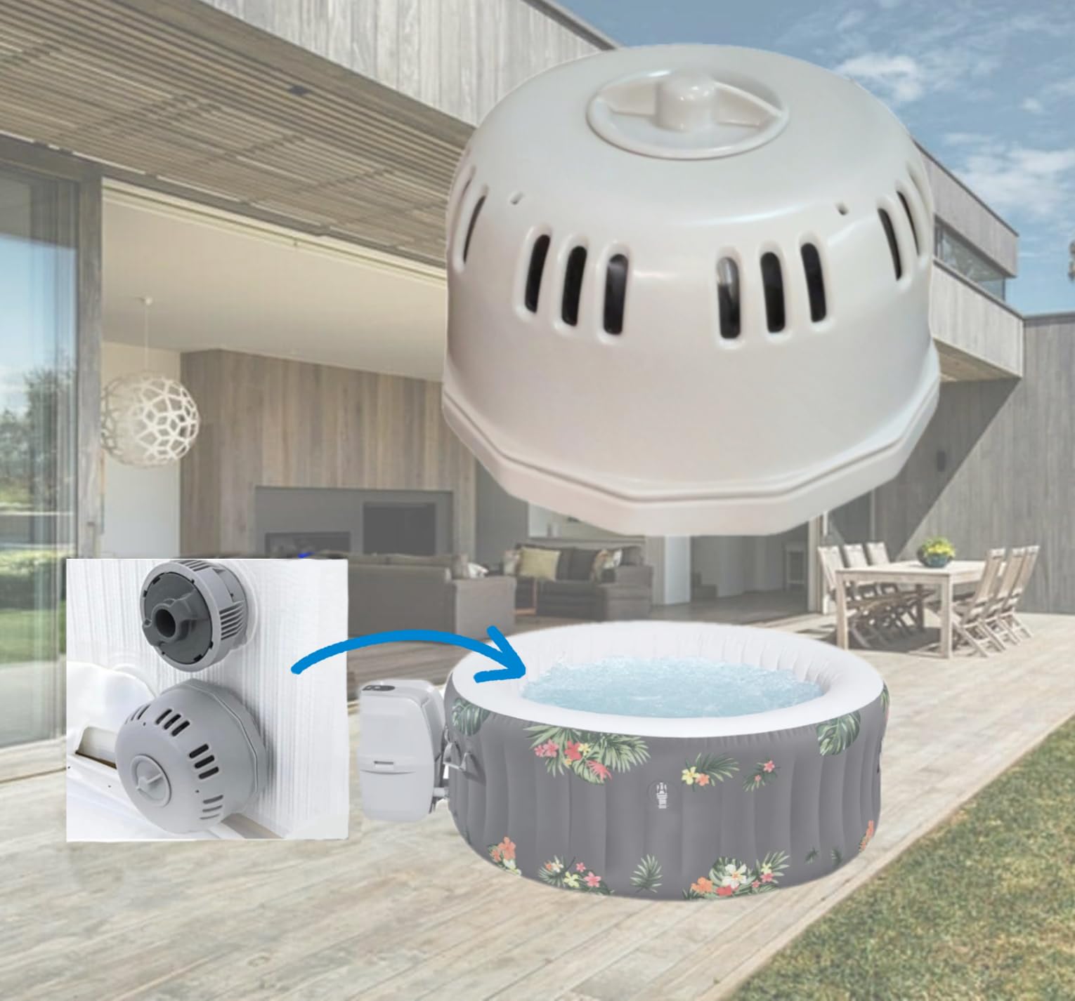 Hnemix plug-and-screw install demonstrates tool-free setup.