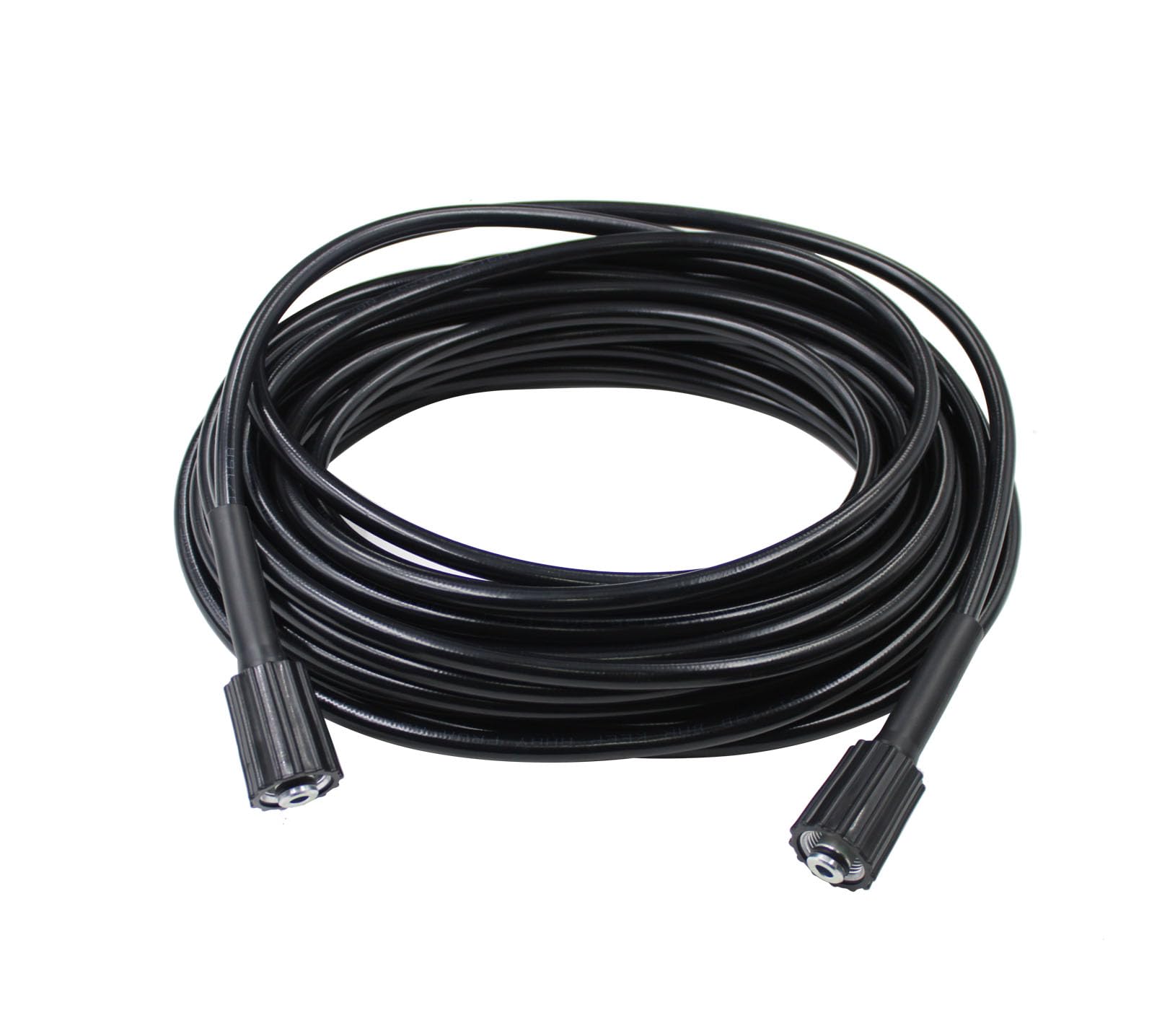 HNF hybrid polymer hose material handles cold and warm water use.