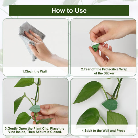 HNHMT self-adhesive wall clip simplifies installation without tools.