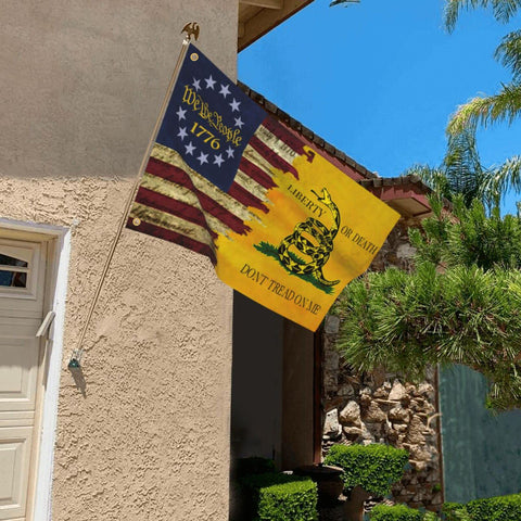 Hnjgno Brass grommets flag ensures secure hanging and durability.