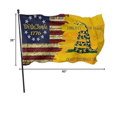 Hnjgno Mirror-printing flag offers vivid visuals from both sides.