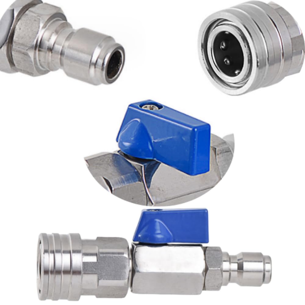 HNOYGNU 38 quick-connect socket makes detaching and attaching hoses easy