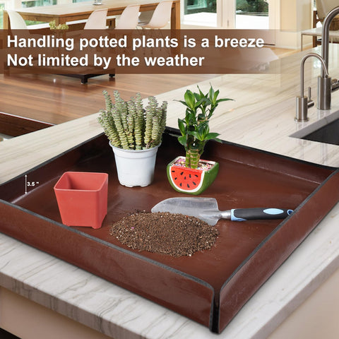 HNXTYAOB easy-clean dirt-control mat ideal for soil changes and pruning sessions.