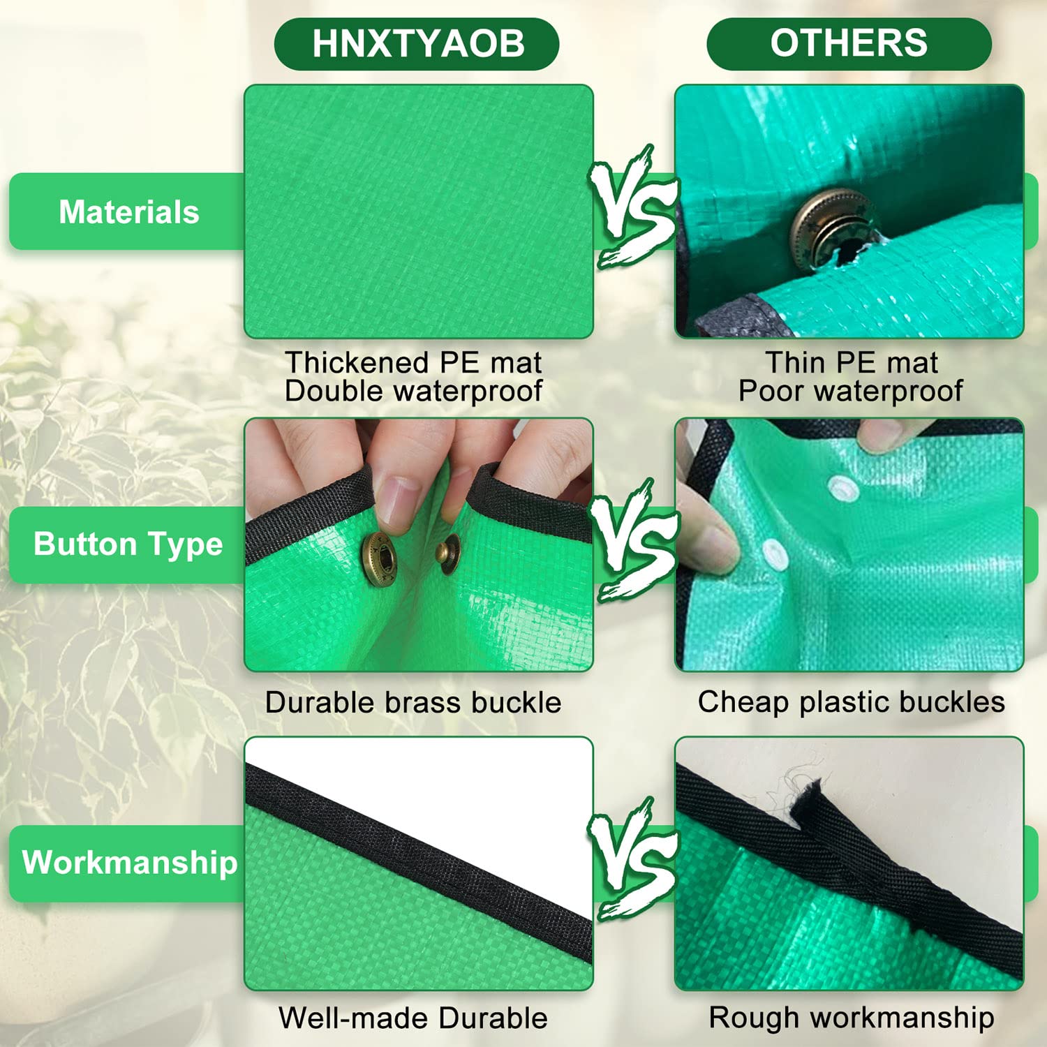 HNXTYAOB mat with easy cleaning surface for quick cleanup.