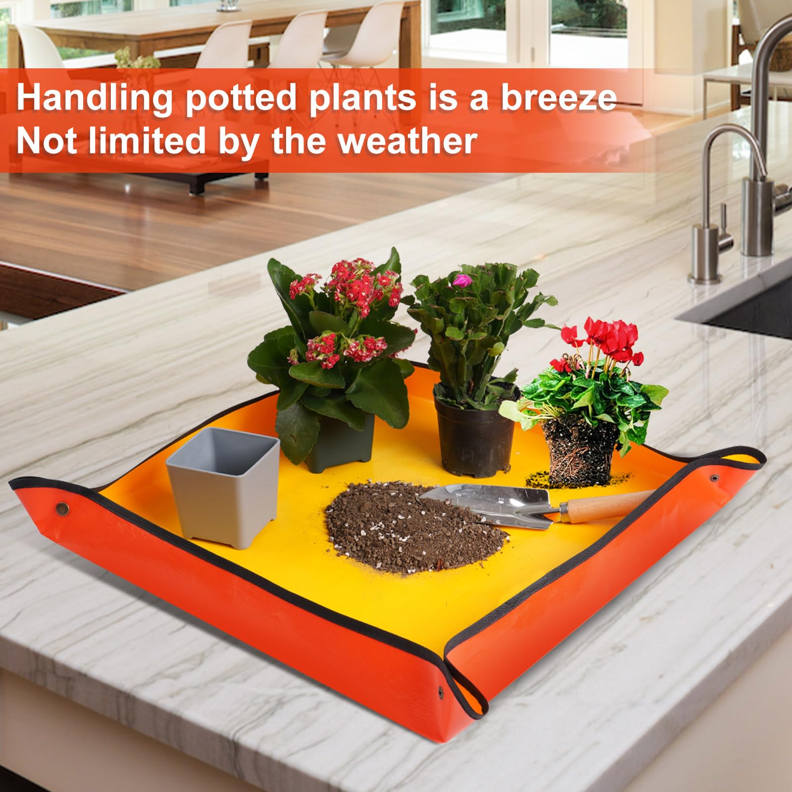 HNXTYAOB indoor plant transplanting mat with waterproof surface