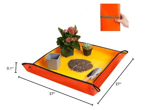 HNXTYAOB orange gardening gift mat ideal for plant lovers