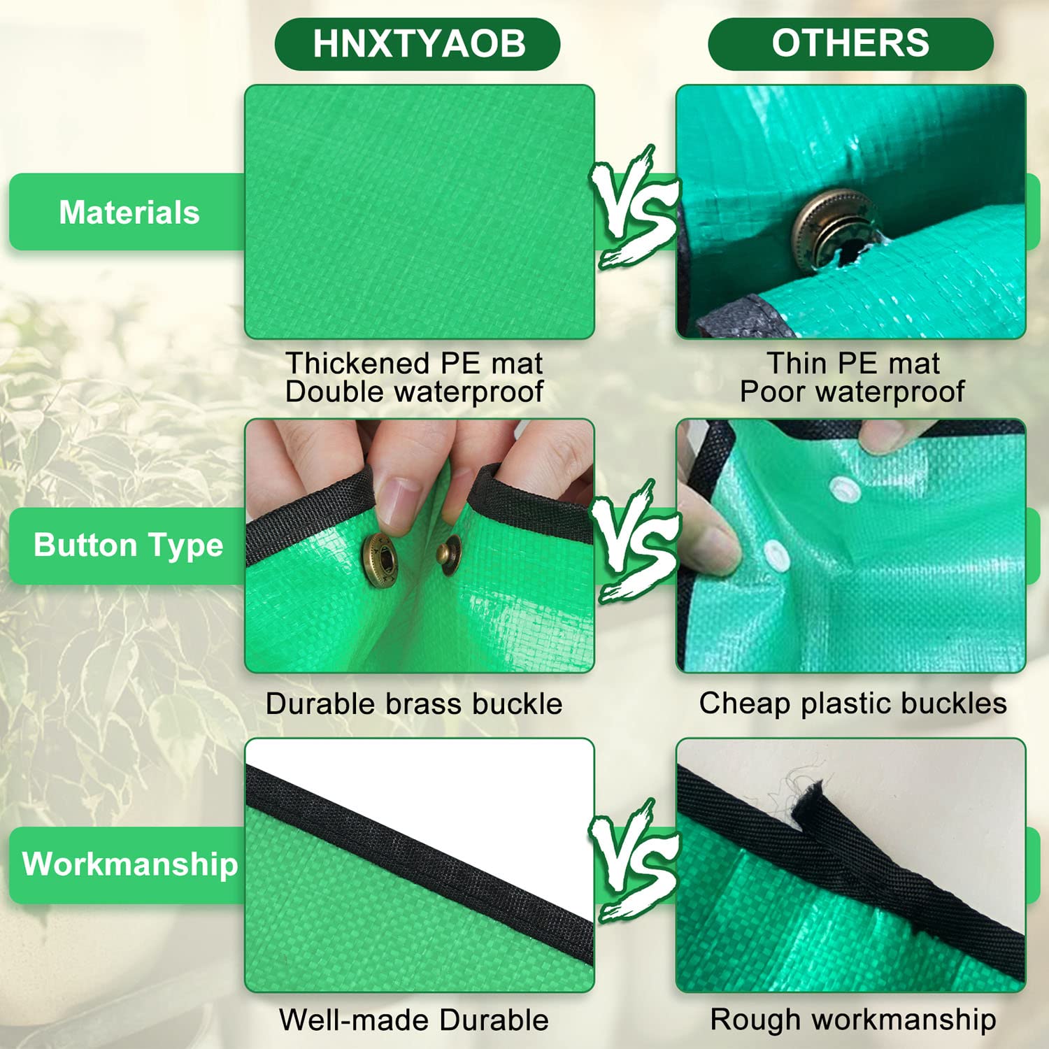 HNXTYAOB potting mat keeps dirt contained on the mat surface.