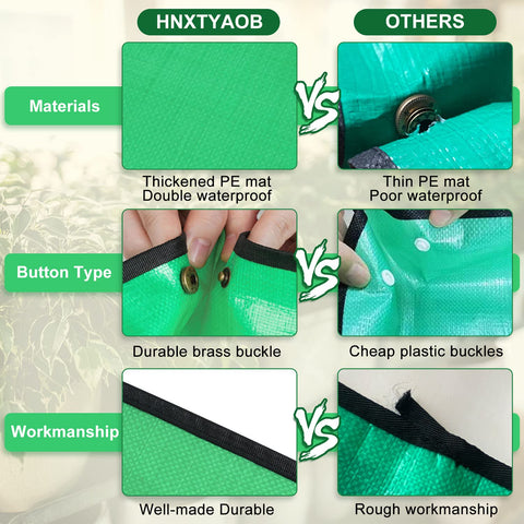 HNXTYAOB potting mat keeps dirt contained on the mat surface.