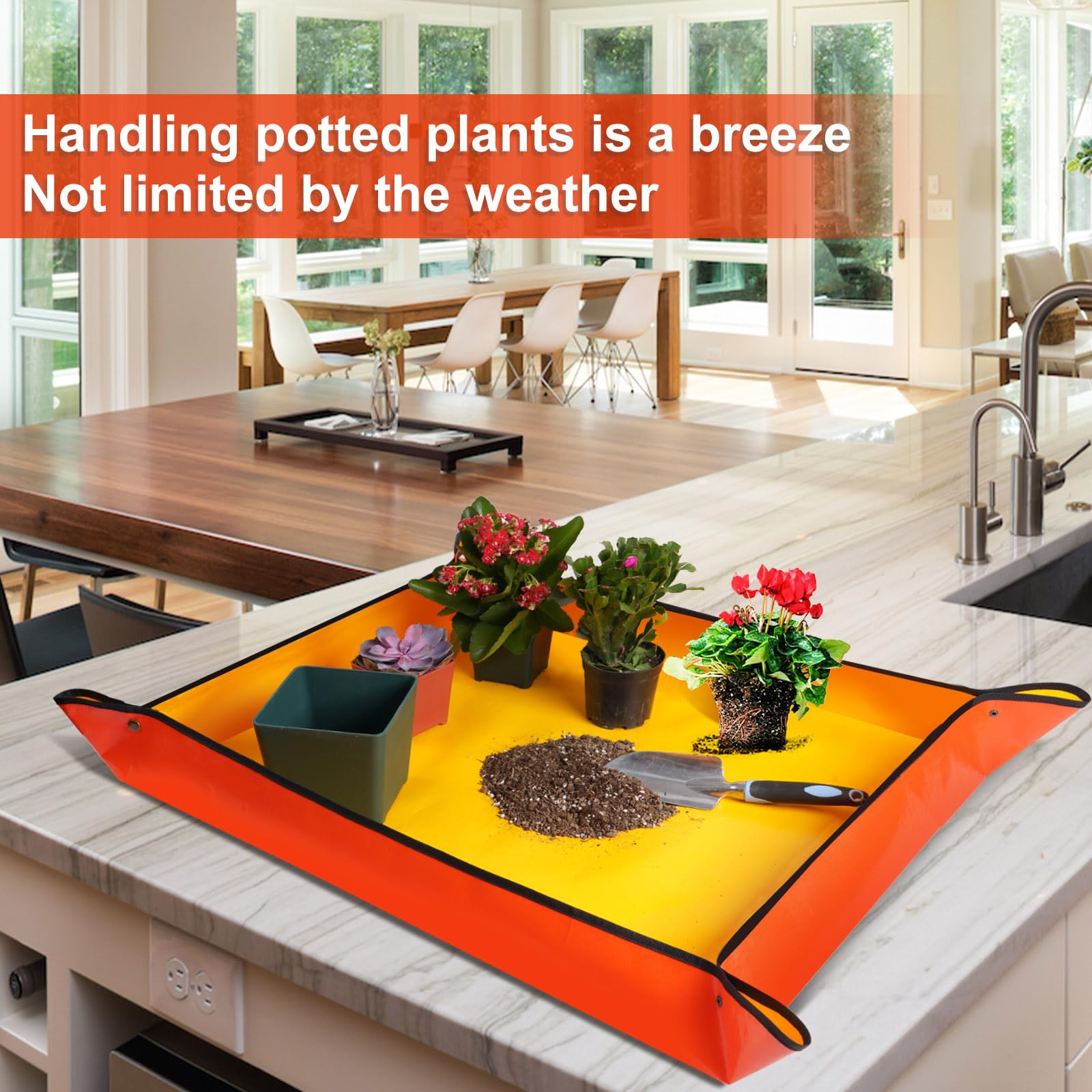 HNXTYAOB smooth surface mat easy to clean after gardening tasks