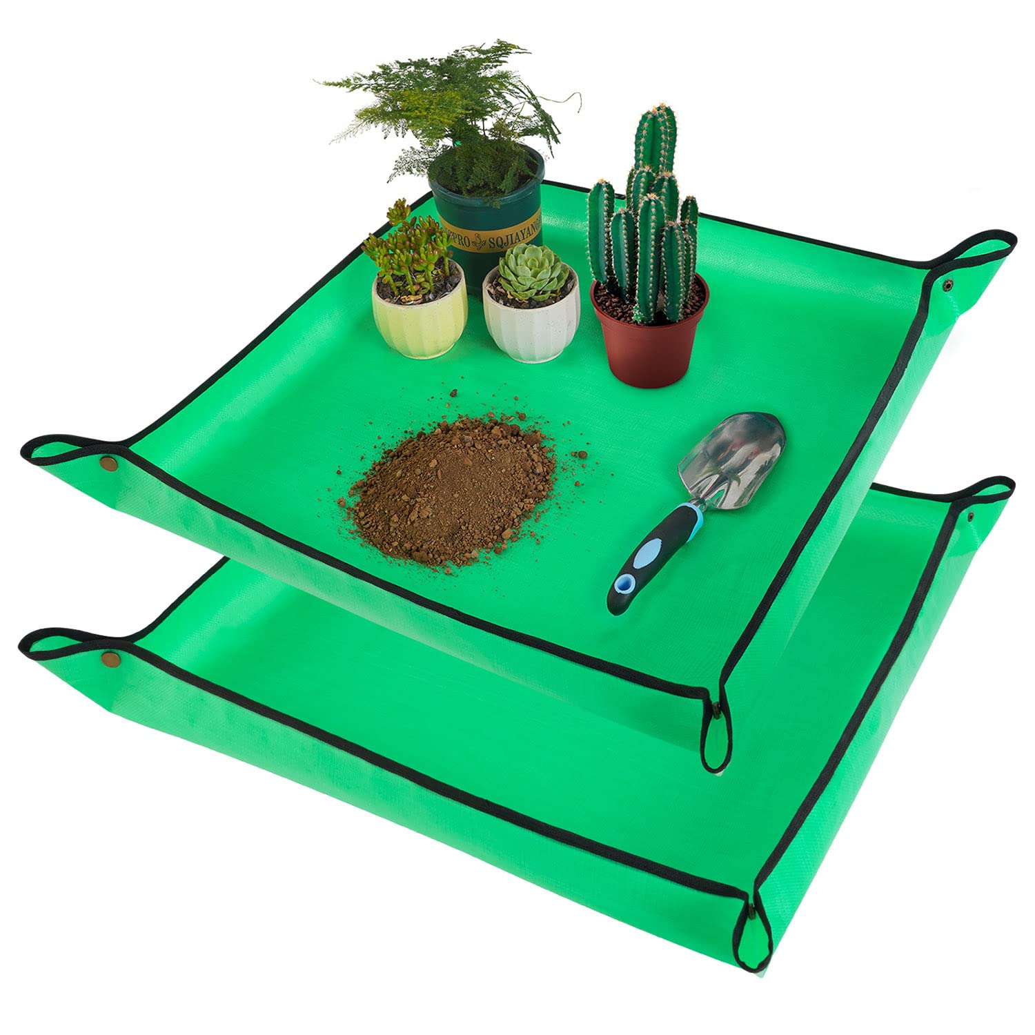 HNXTYAOB repotting mat flat lay for clean, mess-free indoor transplanting.