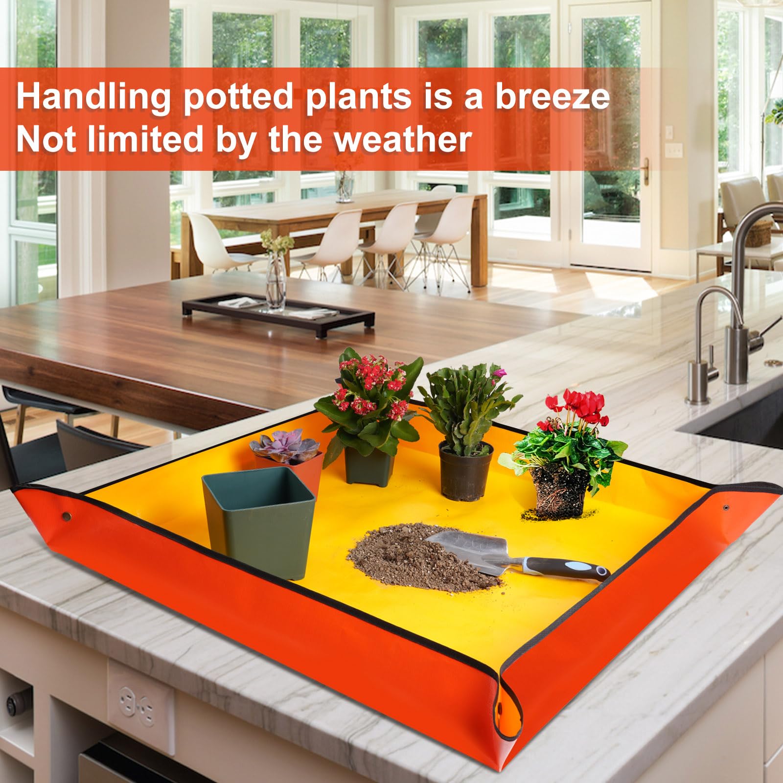 HNXTYAOB thick PE fabric mat resists wear during frequent projects.