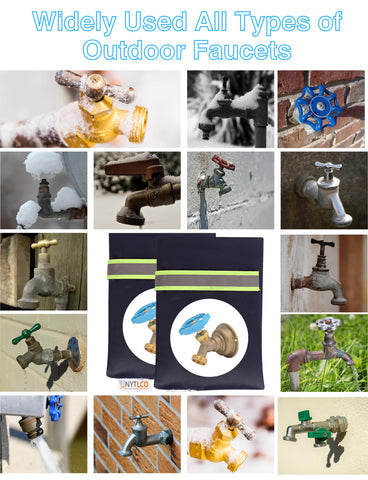 HNYTLCO outdoor faucet cover protects a dry environment around the fixture.