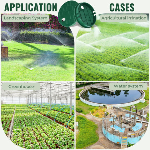 HNYYZL universal compatibility fits most 6-inch irrigation valve boxes