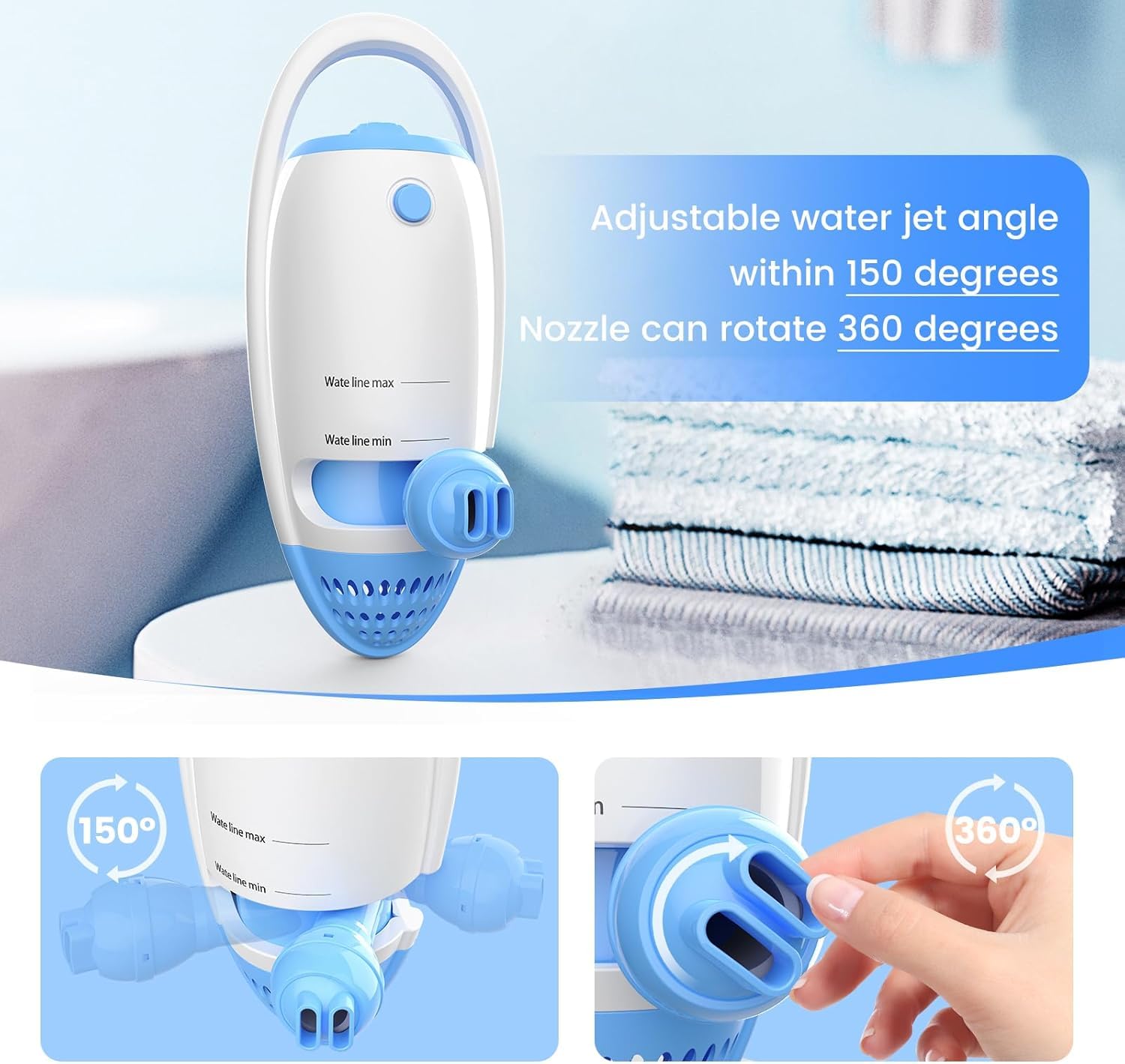 HOAWYEAH Bath Jet Spa suction cups secure to standard tubs for stable relaxing sessions.