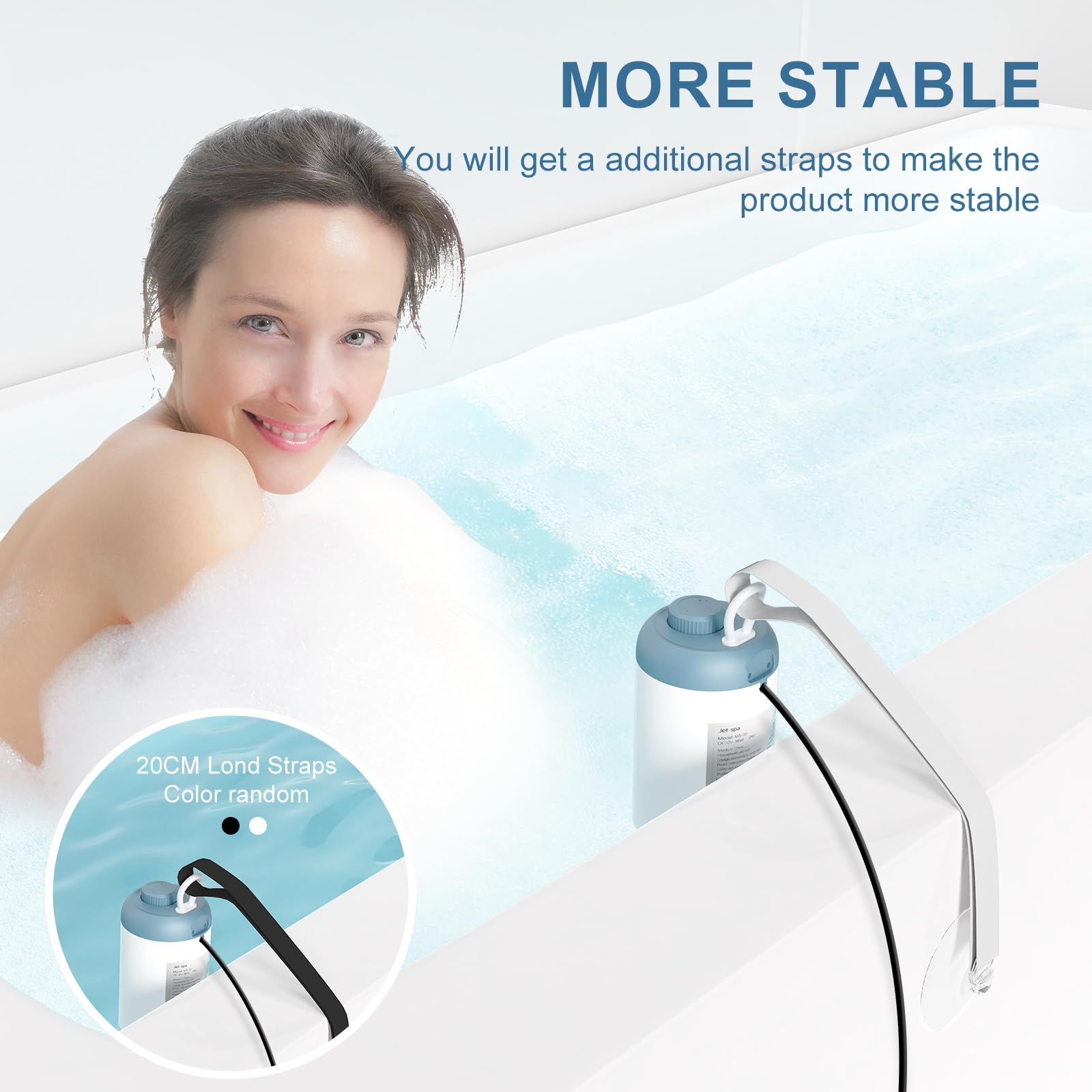 HOAWYEAH bath jets enhance home baths with customizable intensity