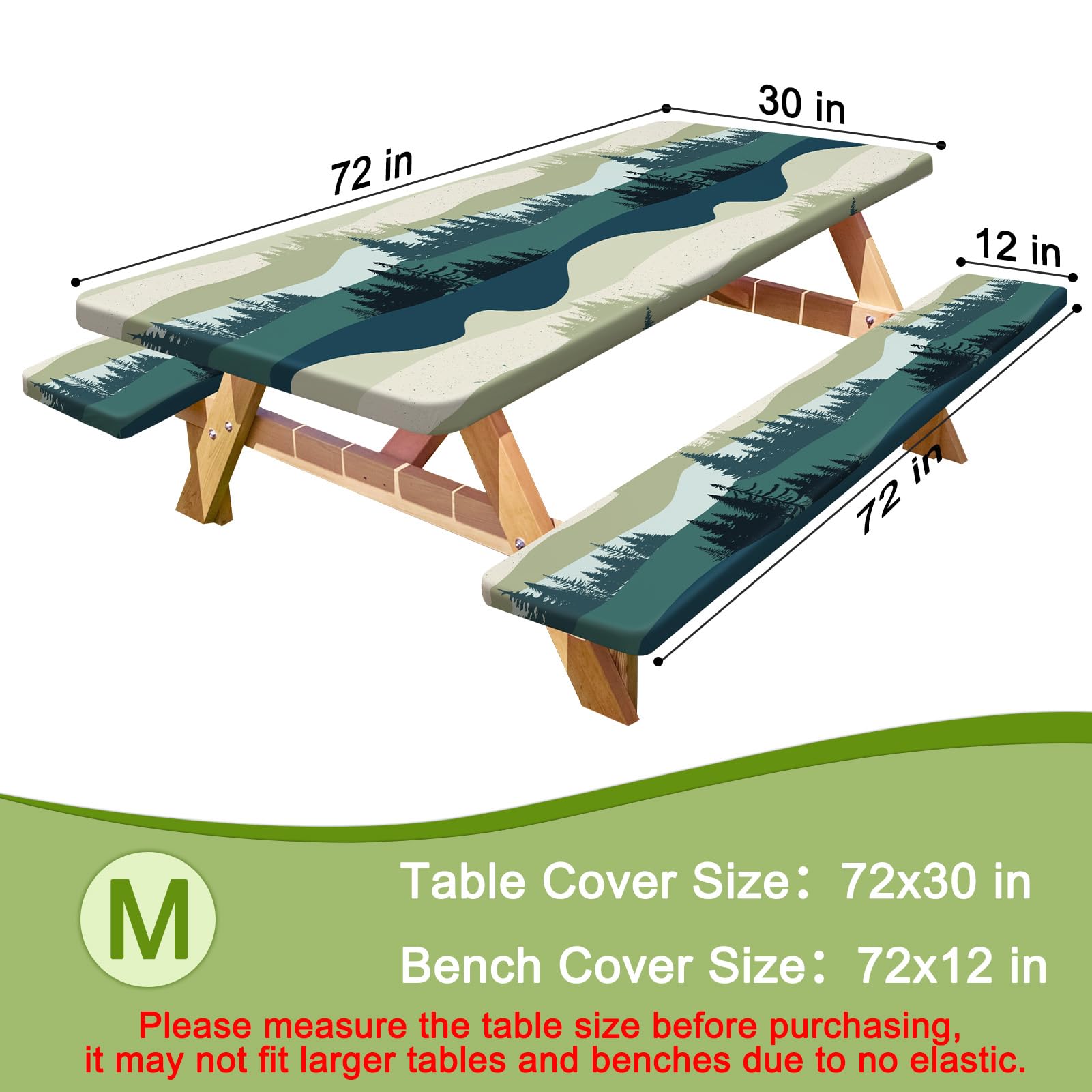 HobbLab bench covers 72in keep seating clean and spill-free for family picnics.
