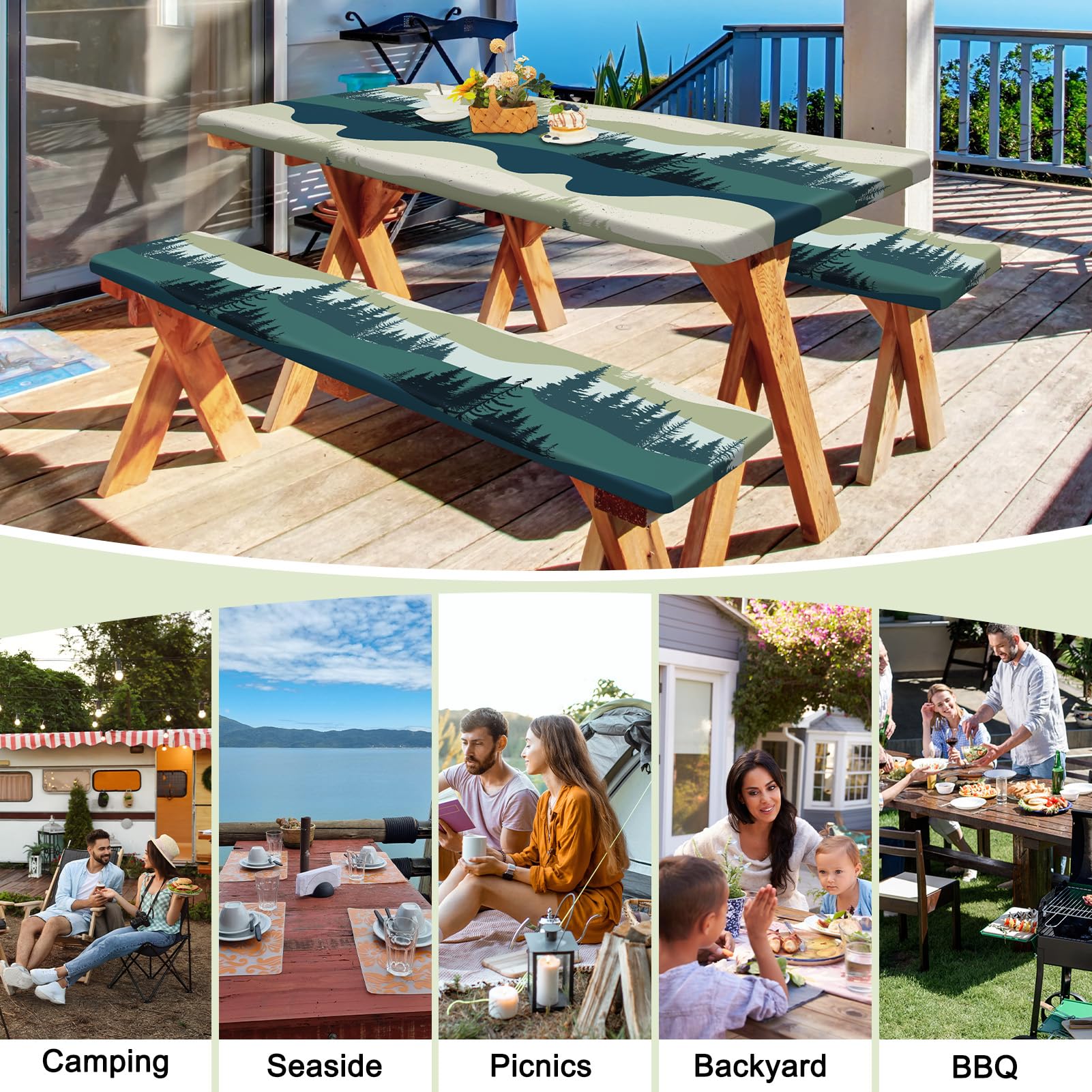 HobbLab outdoor dining setup ready for RV trips, picnics, and backyard gatherings.