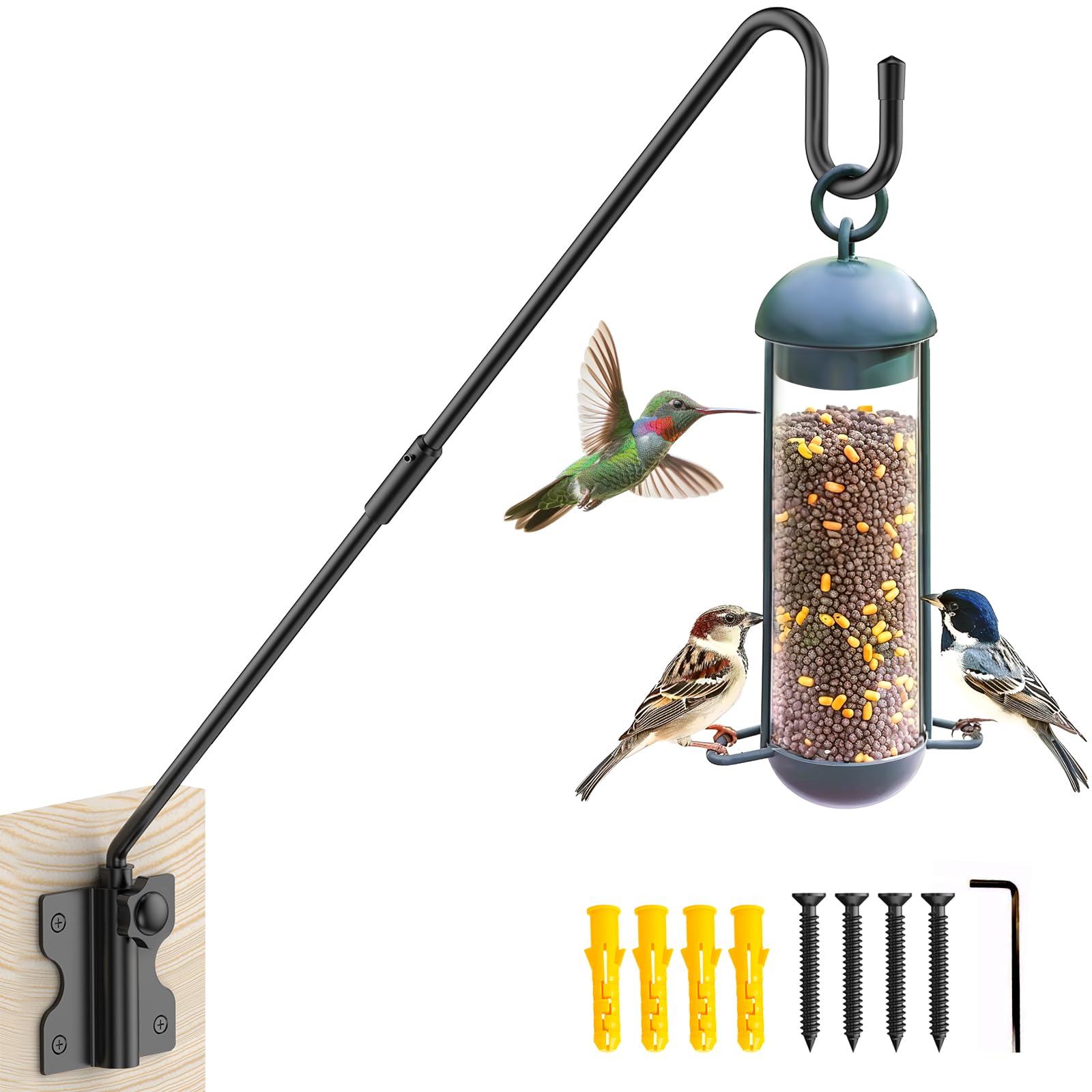 HOBITSTARX easy-install kit includes bracket and wrench for quick setup.