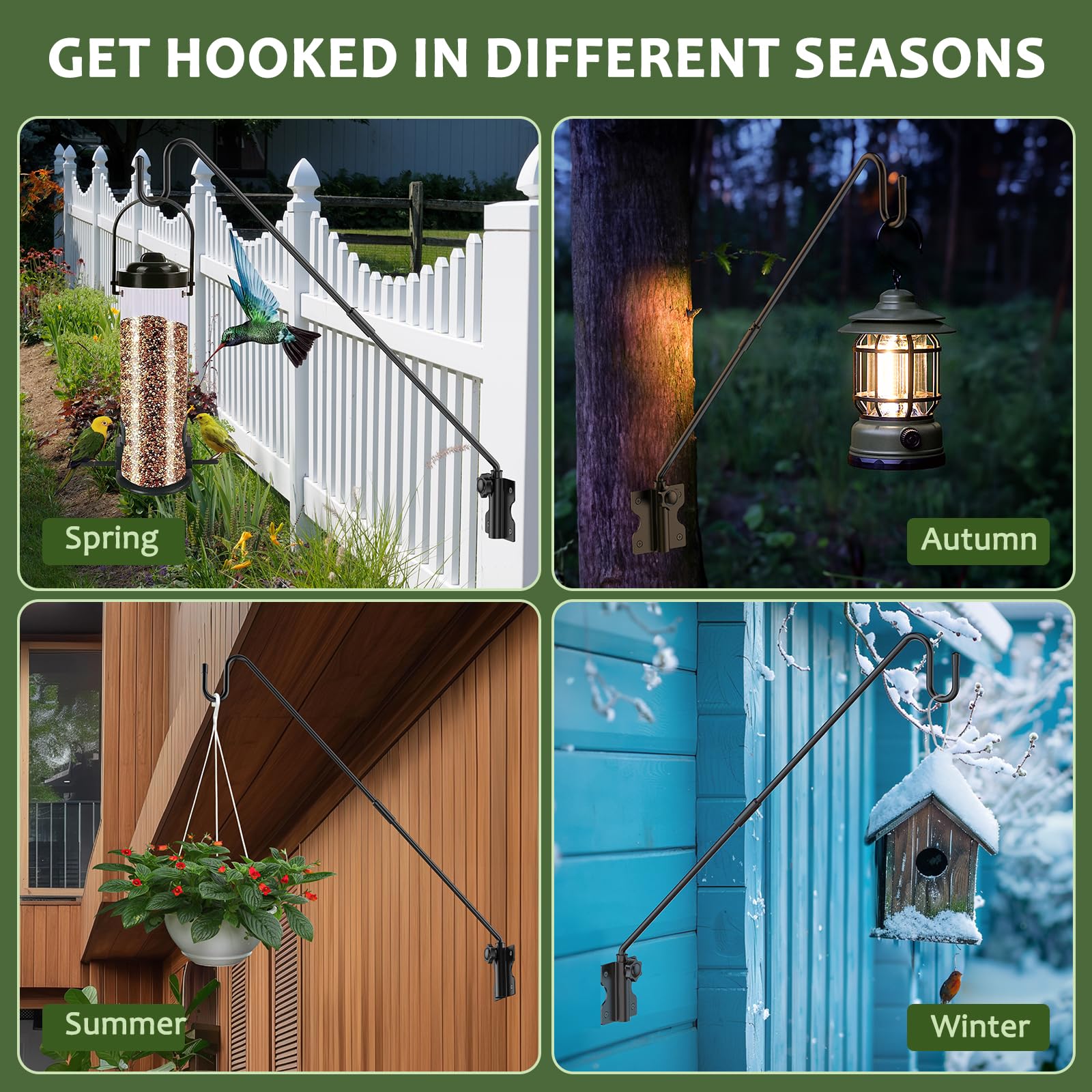 HOBITSTARX stainless hardware and powder coating resist rust and wear.