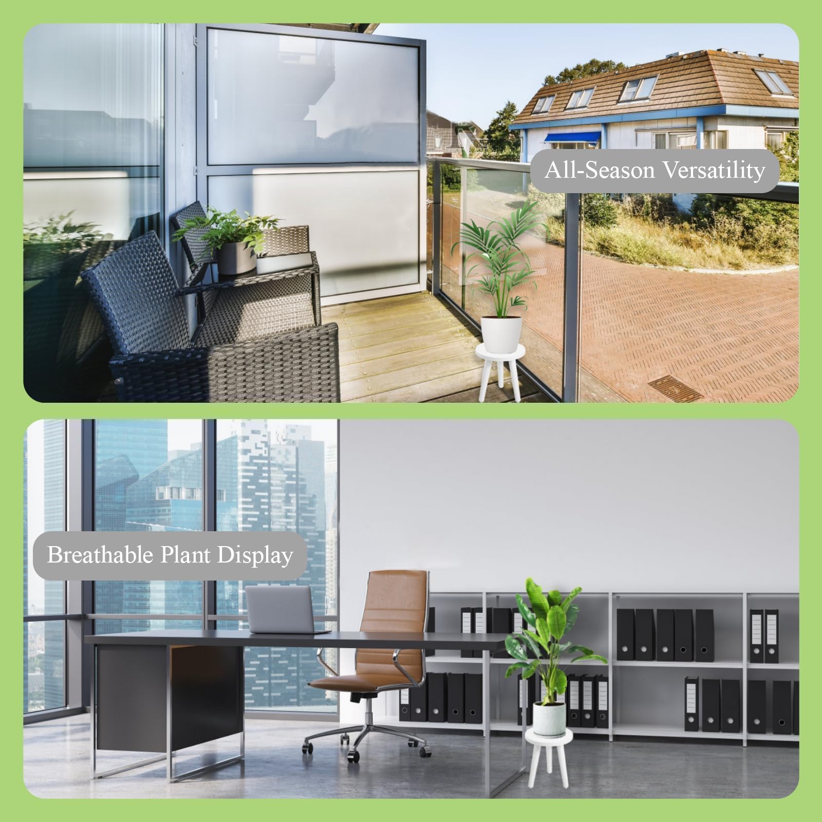 Hoceium detachable white stand for easy transport and cleaning.