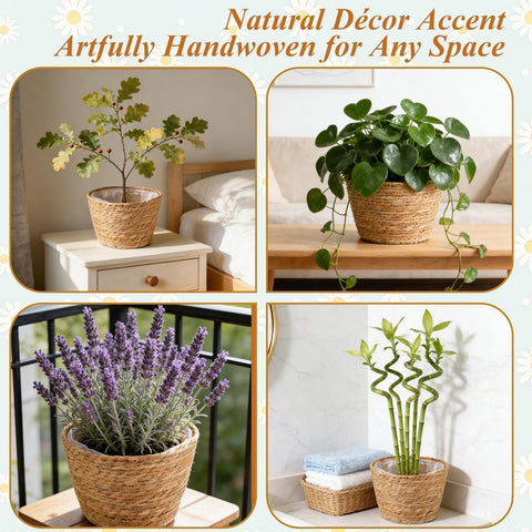 Hoceium waterproof liner basket ensures easy care and leak protection.
