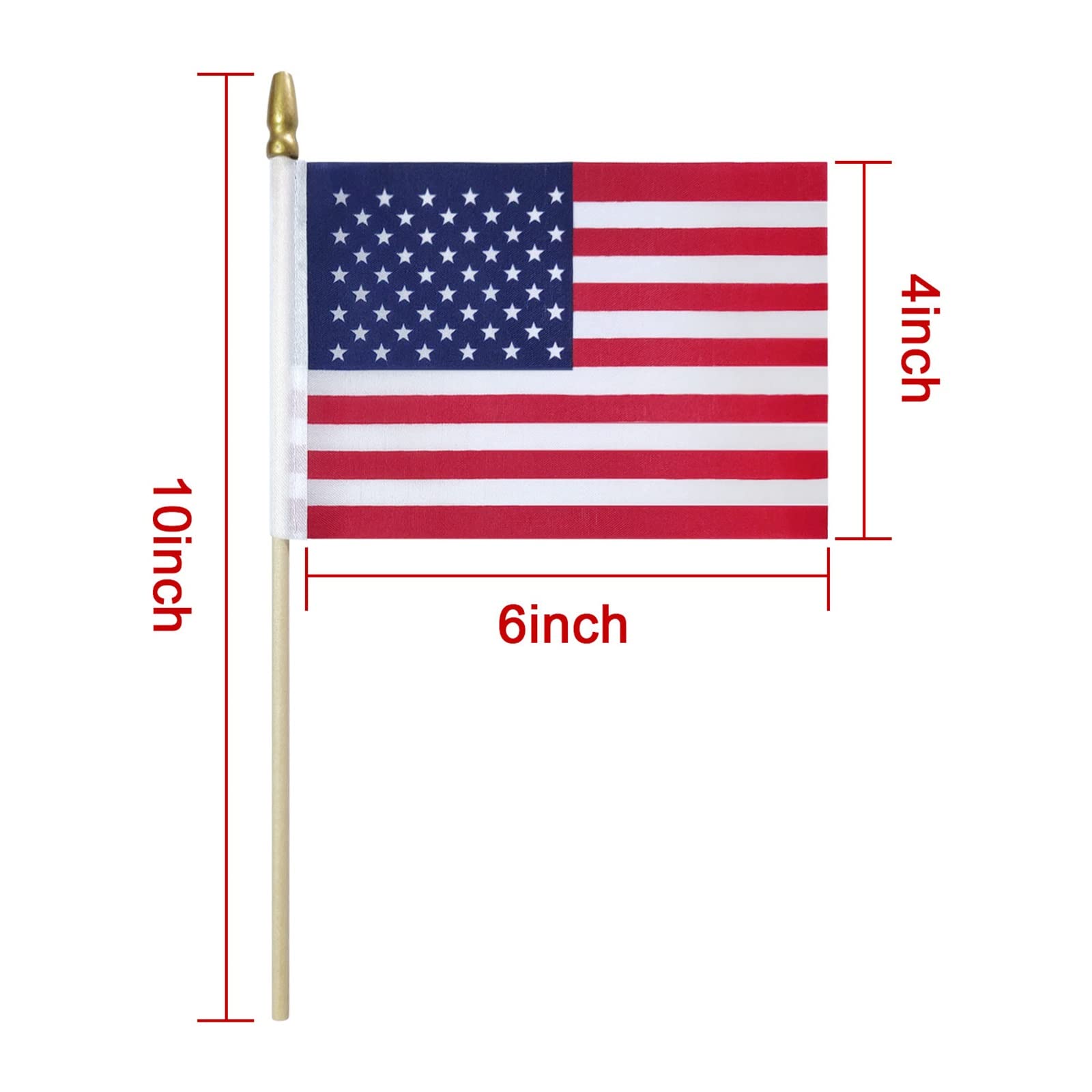 Hocis flags on sticks with vibrant outdoor-ready colors.