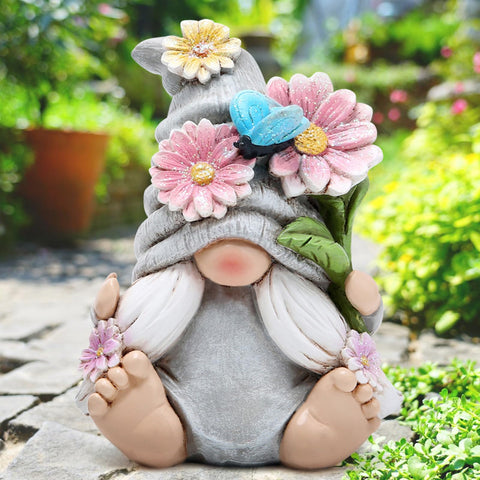 Hodao summer gnomes rustic decor brings warmth outdoors.