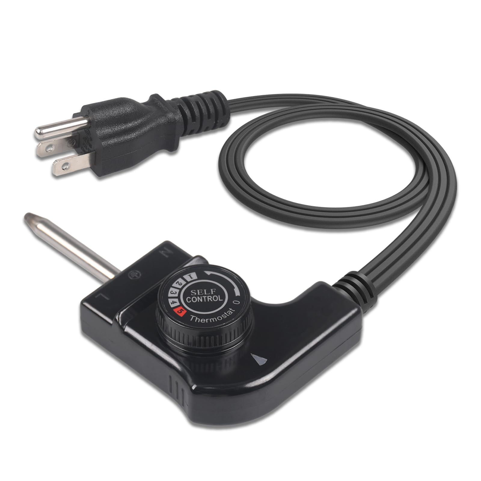 Hodeoo universal thermostat probe cord for Masterbuilt MB20070210 enabling precise temperature control.