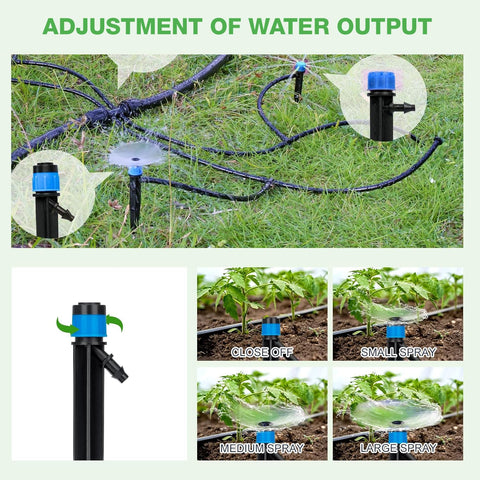 Hodiax detachable emitter heads simplify cleaning and maintenance.