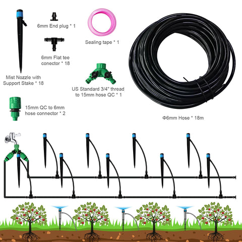 Hodiax push-to-connect fittings allow tool-free, quick assembly.