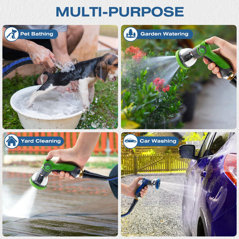 HODUP flexible garden hose used in outdoor tasks for efficient watering