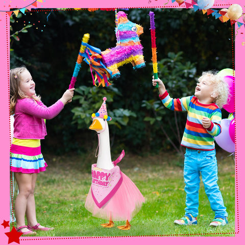 Polyester fabric ensures sturdy outdoor decoration.