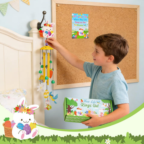 Hoemwarm wind chime hanging hook demonstrates easy installation for patios and porches.