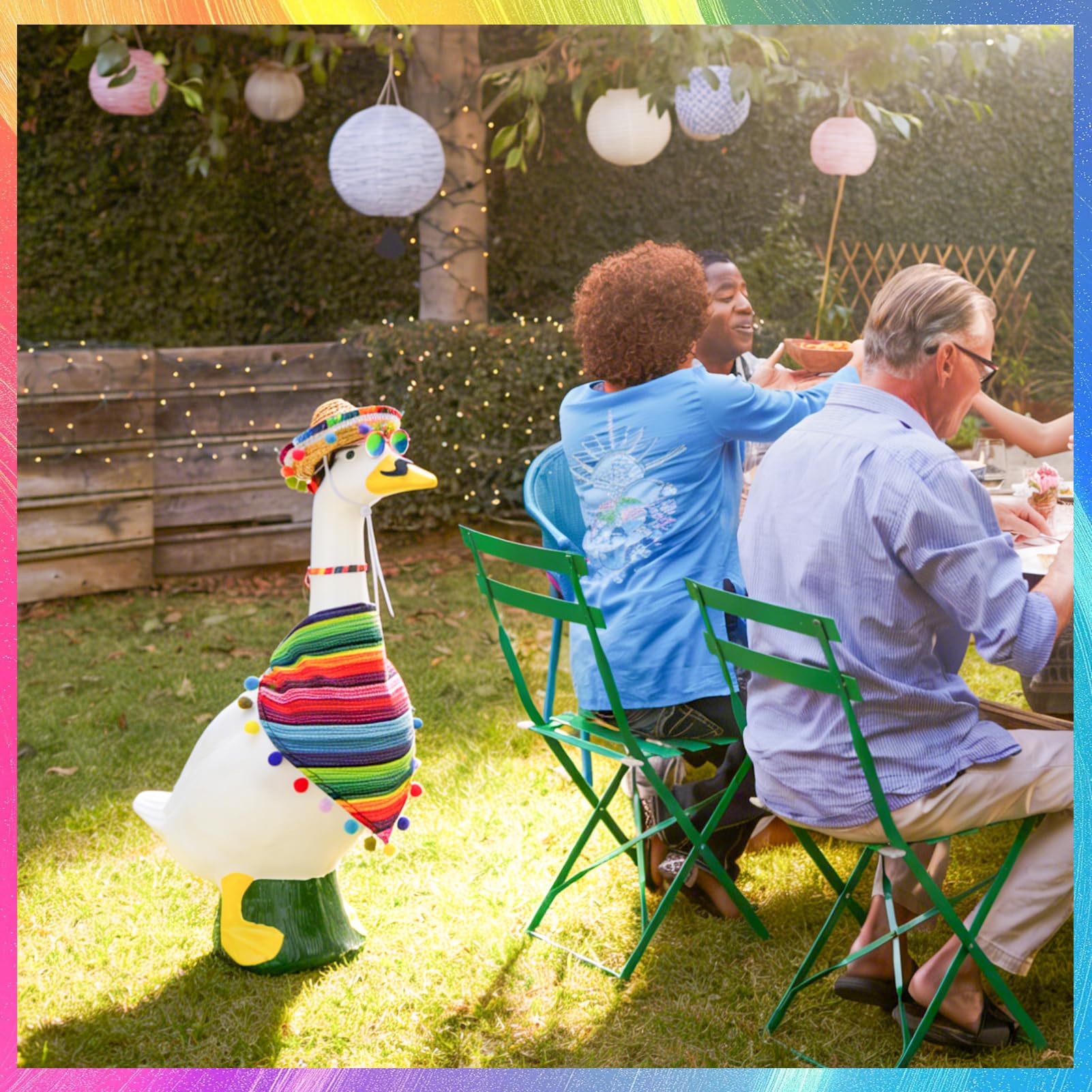 Hoemwarm complete 11-piece outfit set for seasonal lawn geese.