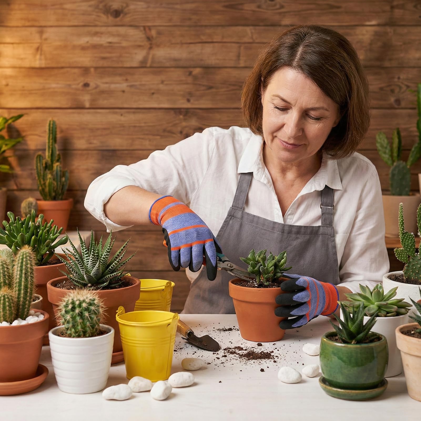 Hoemwarm protective yard gloves support safe pruning, digging, and raking tasks.