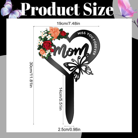 Hoemwarm rose-embellished grave card highlights love and remembrance in a peaceful garden setting
