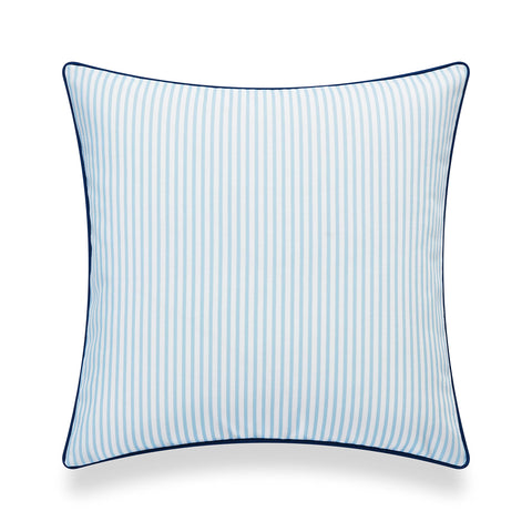 Hofdeco Premium Coastal blue stripe cover weather resistant fabric for outdoors