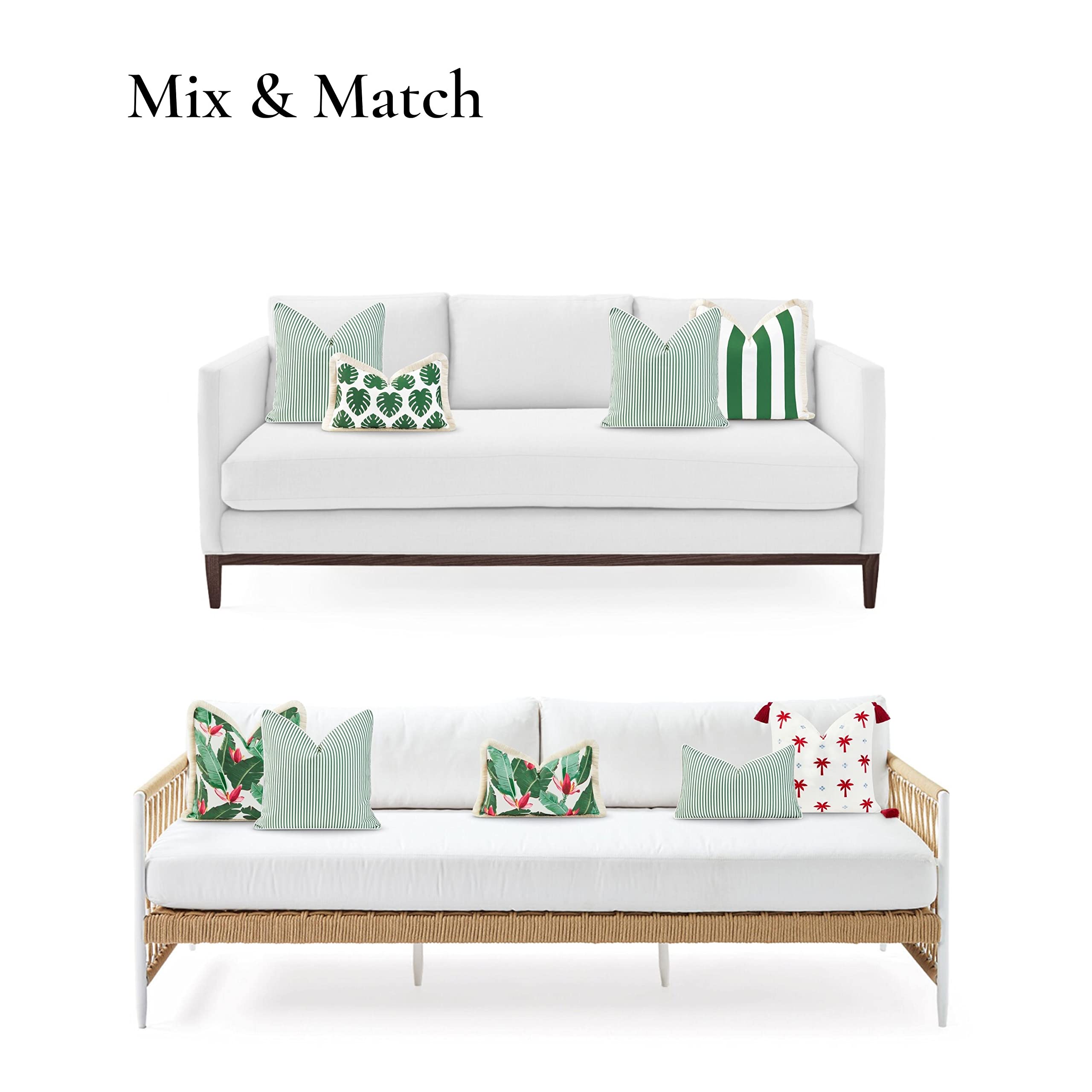 Hofdeco Premium piping detail adds refined coastal charm