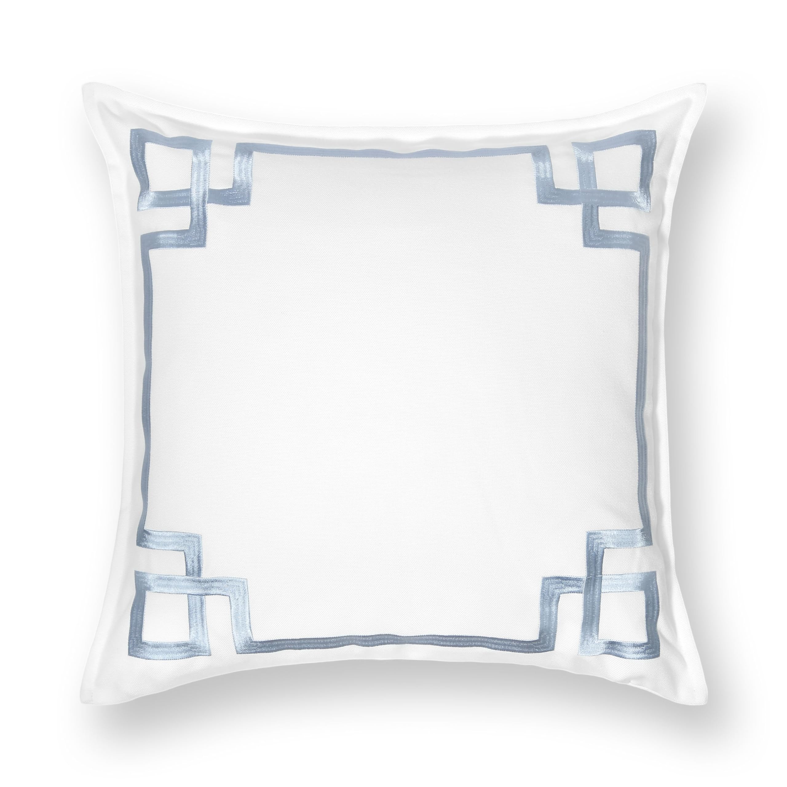 Hofdeco Premium coastal pillow cover flanged border for a tailored look