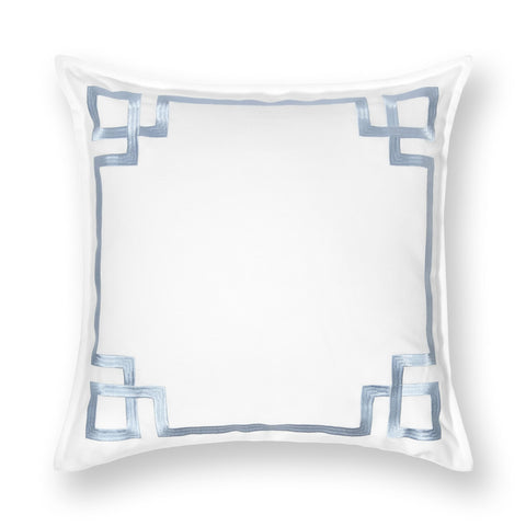 Hofdeco Premium coastal pillow cover flanged border for a tailored look