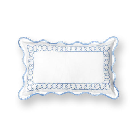 Hofdeco Premium scalloped edge detail adds refined coastal charm.