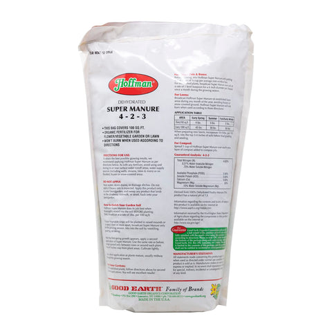Hoffman 20505 poultry manure pellets support healthier root environments.