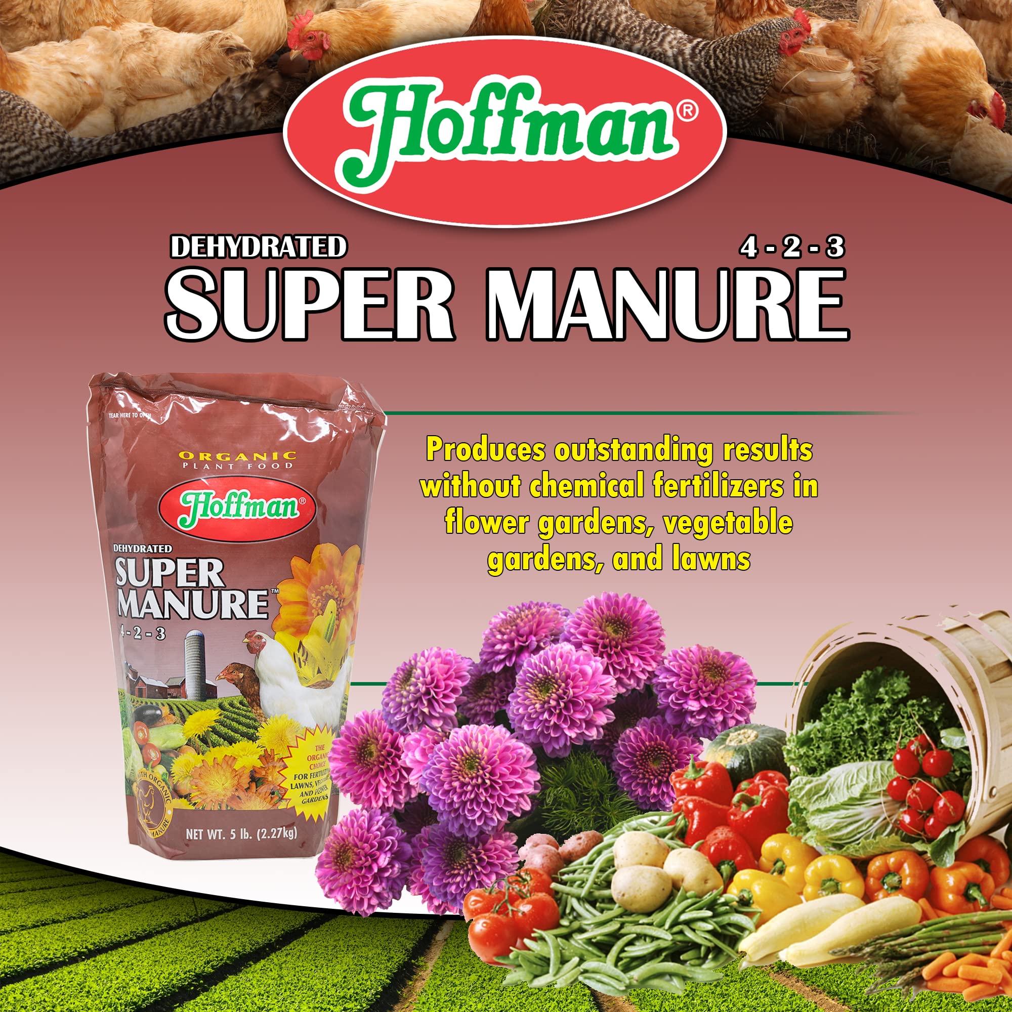 Hoffman earthworm activity is encouraged by pelletized manure for nutrient cycling.
