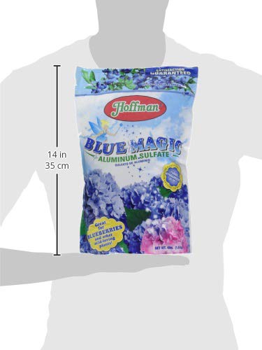 Hoffman product in use for acid loving plants and seasonal soil pH management