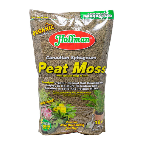 Hoffman peat moss in potting mix 2-pack 10qt shows improved moisture balance