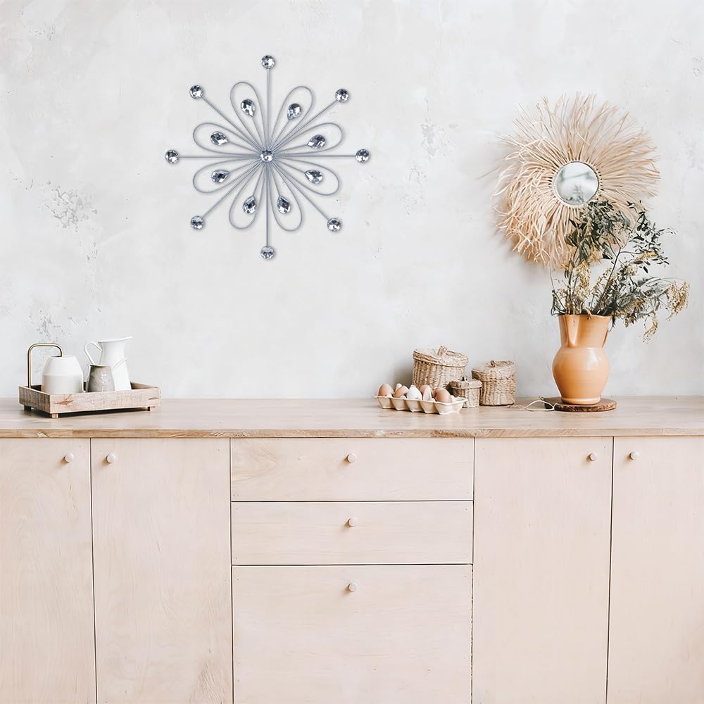 Hogardeck diamond accents wall art boosts sparkle in living spaces