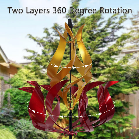 Hogardeck double-layer 3D tulip adds depth and lifelike motion.