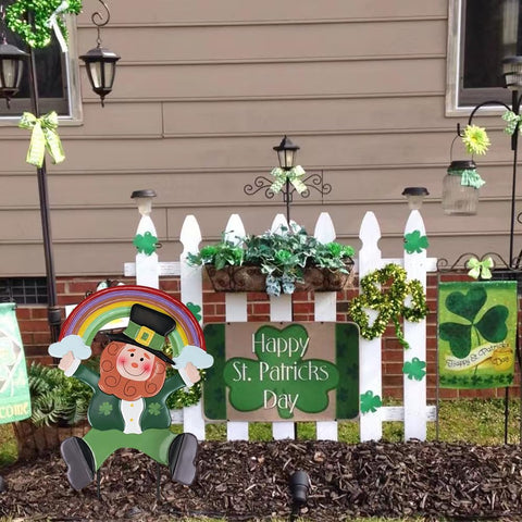 hogardeck easy-install yard sign simply stakes into lawn or pots